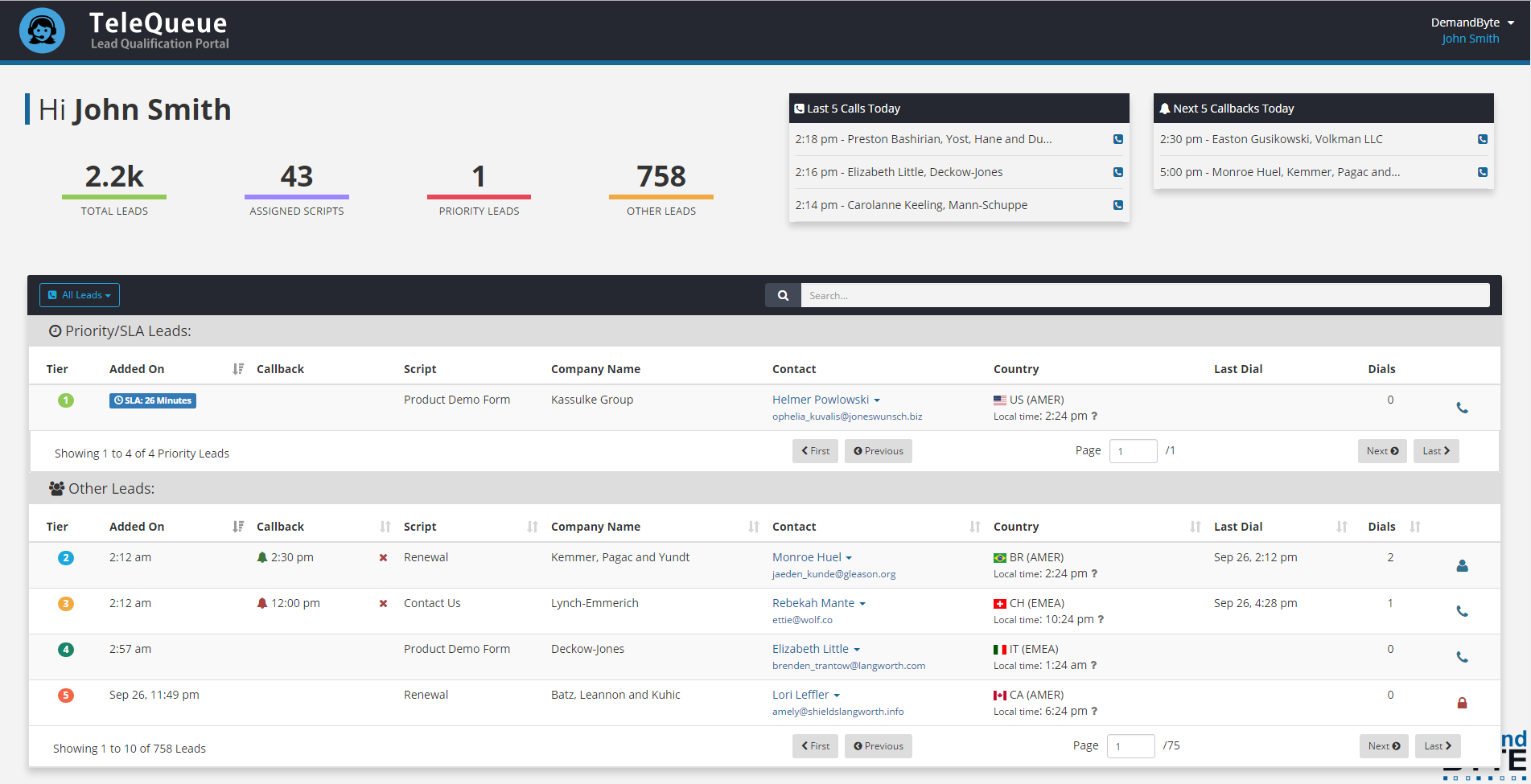 TeleQueue Screenshot